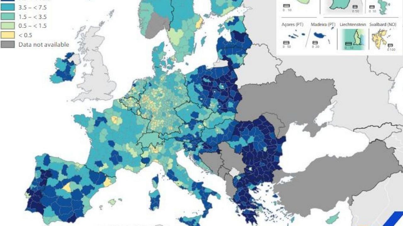 Ecco le regioni europee che dipendono dall’agricoltura (no, l’Italia non c’è)