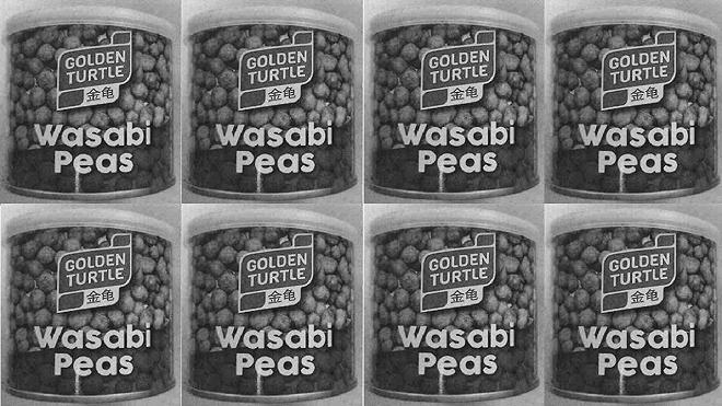 wasabi peas