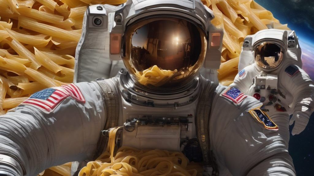 Barilla e Rana nello spazio: ecco la pasta per gli astronauti