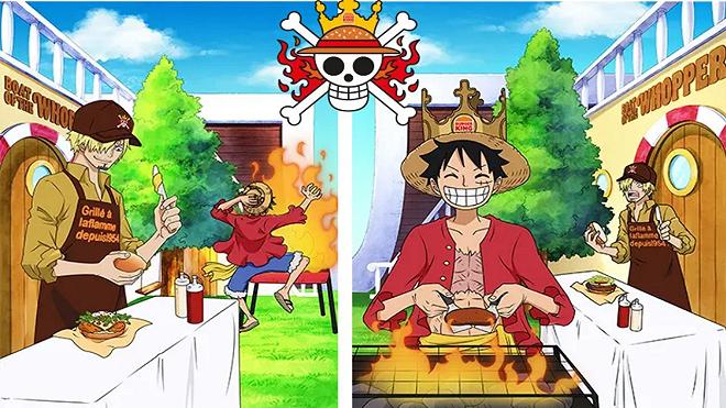 burger king one piece foto