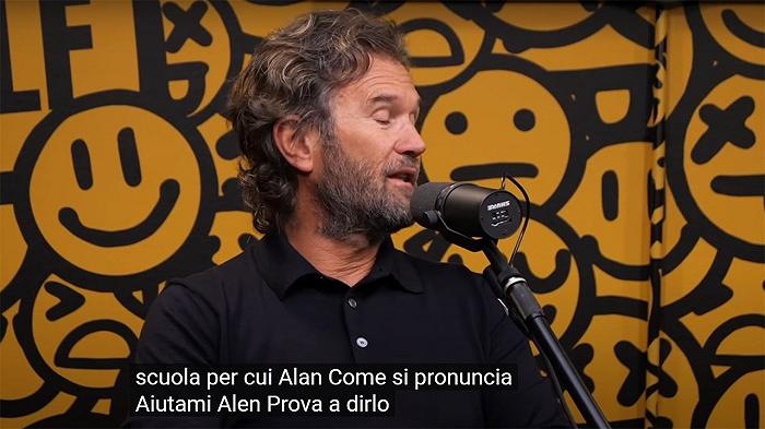 Fedez non sa pronunciare Alain Ducasse mentre intervista Carlo Cracco