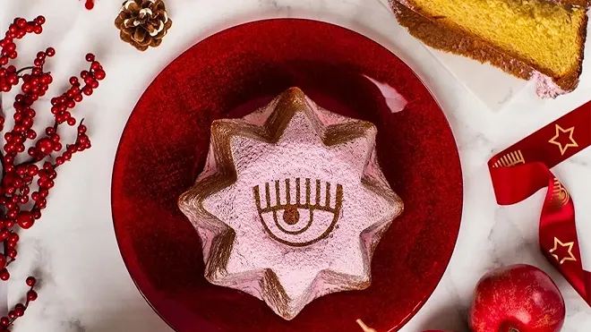 Pandoro balocco ferragni pink christmas