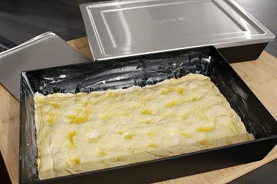 Terza lievitazione in teglia
