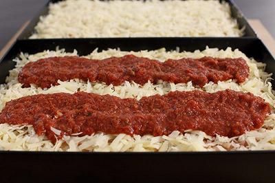 Condimento con formaggio e salsa