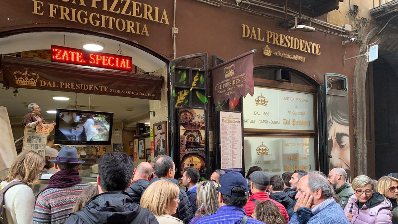 pizzeria dal presidente sede storica