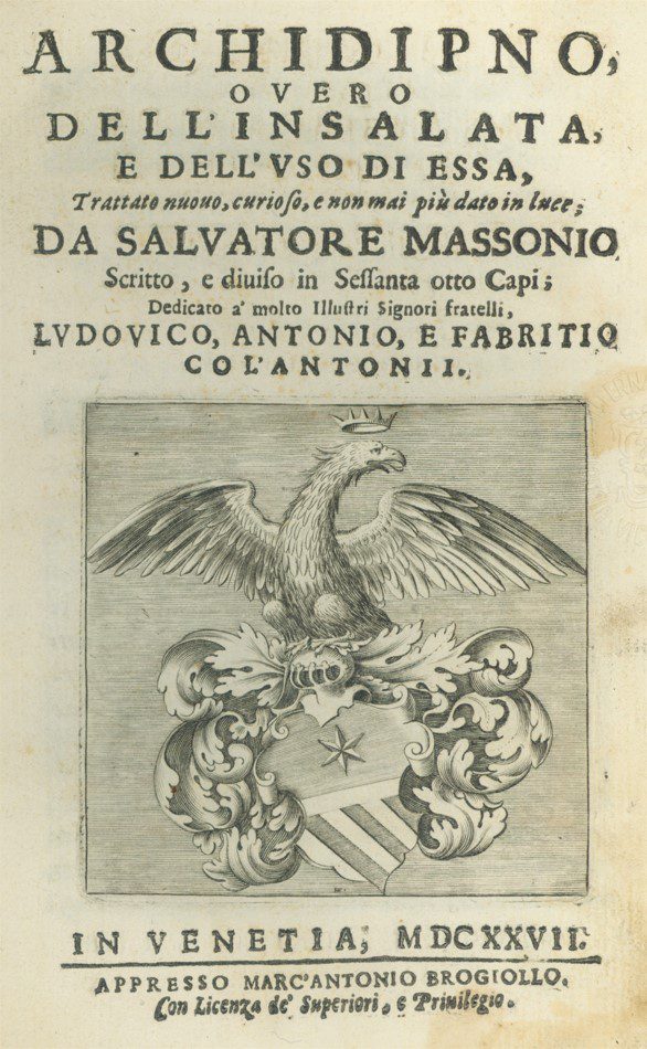 Massonio 1627_Frontespizio