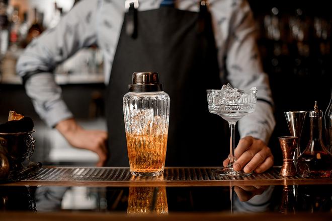 preparazione dei cocktail