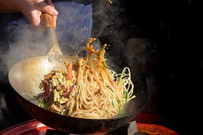 Saltate tutto nella wok