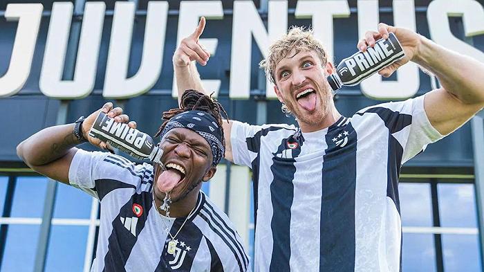 La nuova “bevanda sportiva ufficiale” della Juventus è l’energy drink di Logan Paul