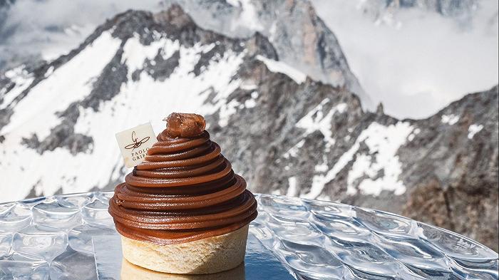 Paolo Griffa firma la pasticceria più alta d’Italia, in cima al Monte Bianco