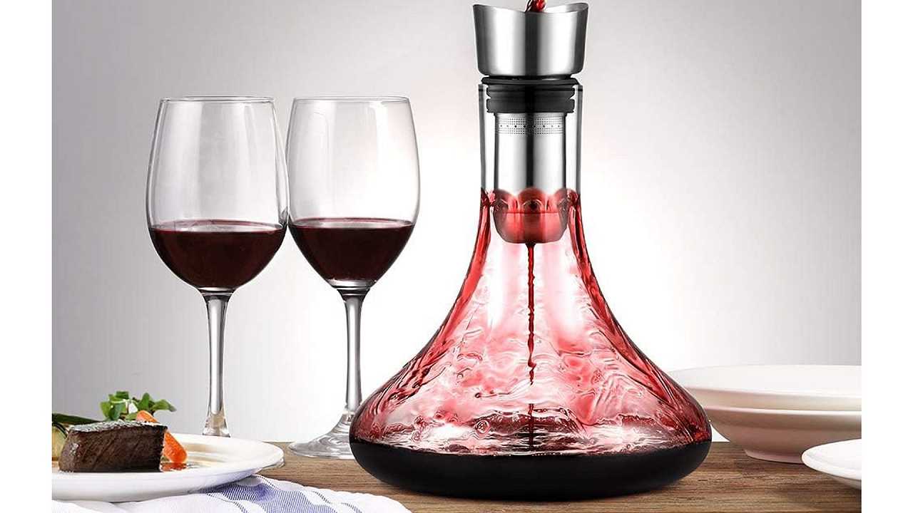 Decanter per vino per il Black Friday di Amazon: eleganza e funzionalità per esaltare i tuoi vini preferiti