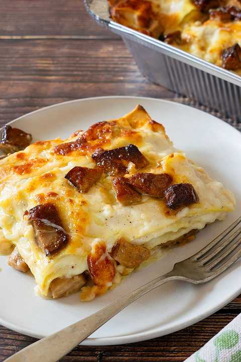 Lasagne ai funghi, la ricetta per farle cremose con o senza besciamella