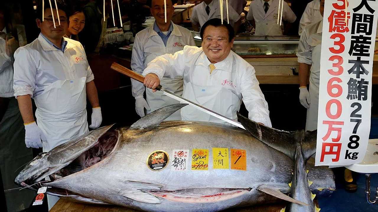 Alla prima asta dell’anno a Tokyo è stato venduto un tonno da record