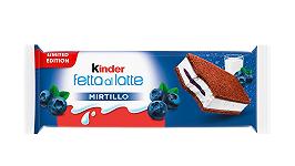 Kinder lancia una nuova Fetta al Latte al mirtillo