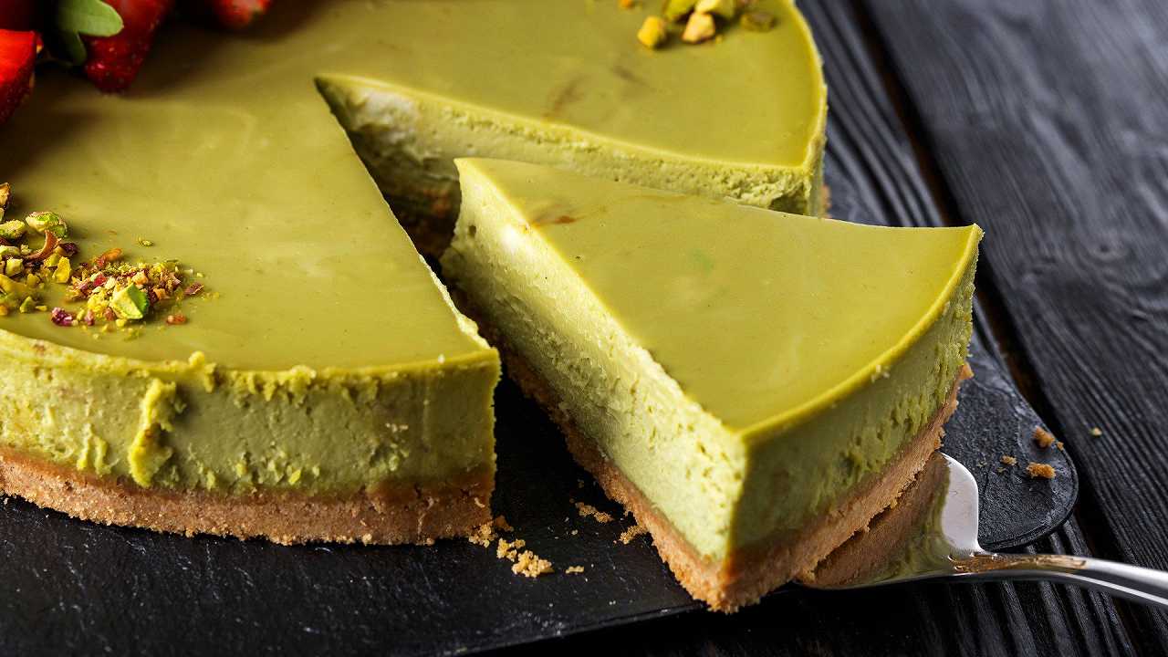 Cheesecake al pistacchio, la ricetta senza cottura