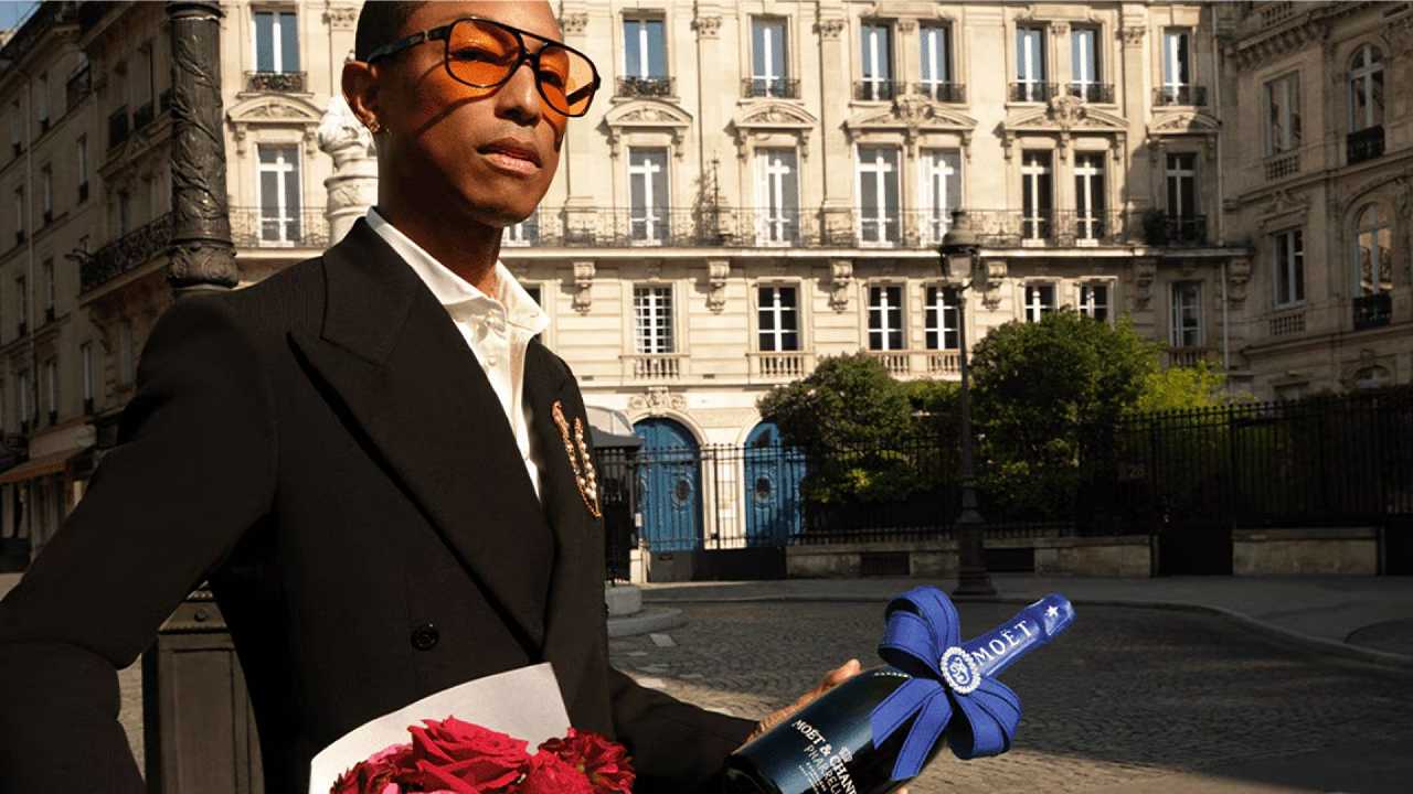 Nella nuova collezione Moët & Chandon con Pharrell Williams c’è una bottiglia da 30 mila euro