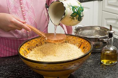 Idratate il cous cous