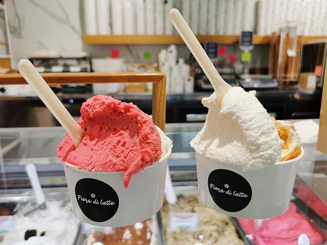 Fiore di latte, gelateria Isonzo
