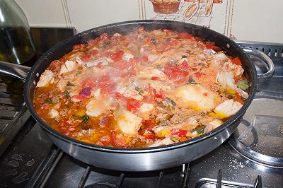Cuocete il baccalà in padella