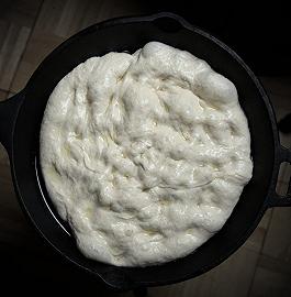 Cuocete la focaccia in padella