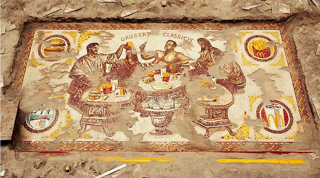 Mosaico Roma McDonald's