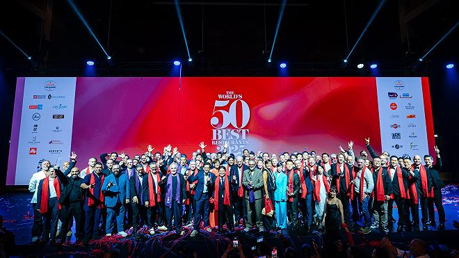 The World's 50 Best Restaurants 2025 Group shot