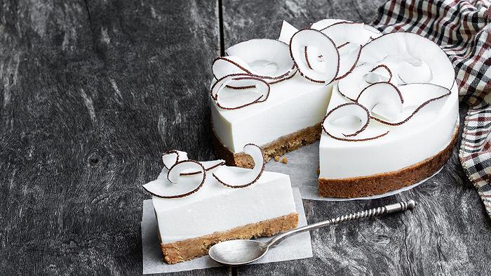 Cheesecake al cocco, la ricetta senza cottura