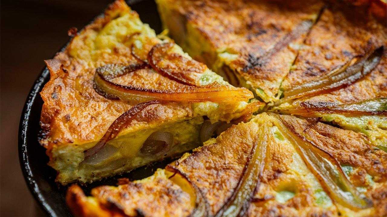 Frittata di cipolle, la ricetta veloce e saporita