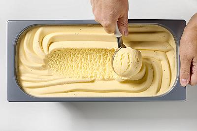 Fate rassodare le palline di gelato