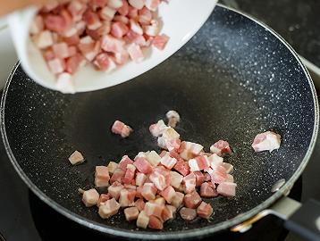 Rosolate la pancetta