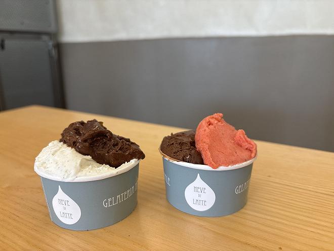 neve di latte gelateria roma