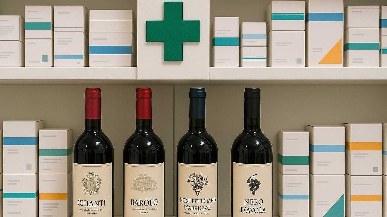 Vino in farmacia? Si può vendere, a quanto pare