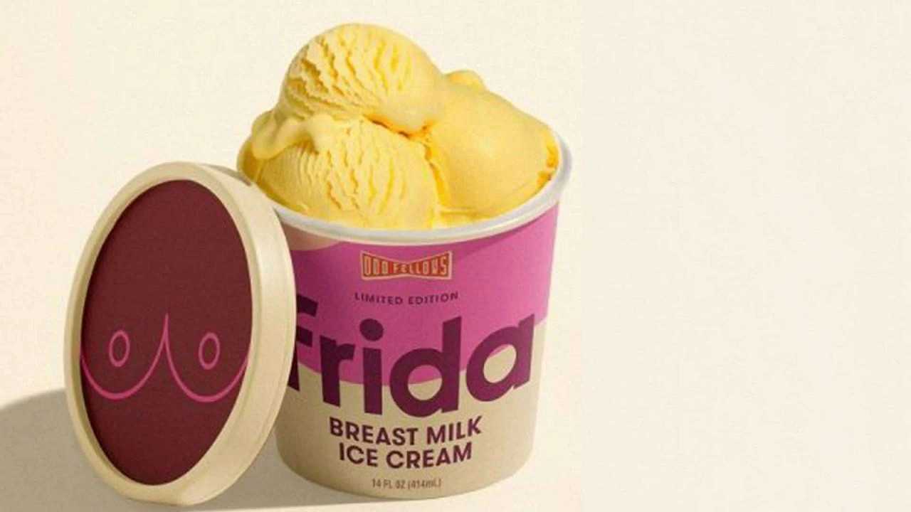 Negli USA una catena di gelati ha lanciato il gelato al gusto di latte materno