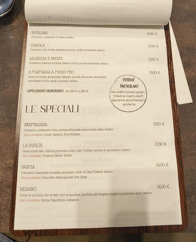 pizzeria la svolta torino