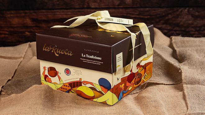 La ruota panettone scatola