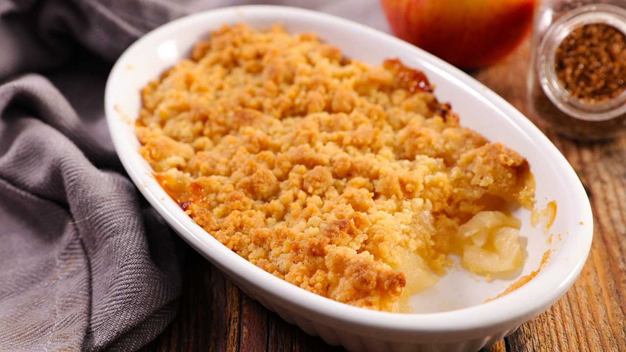 Crumble di mele, la ricetta originale inglese