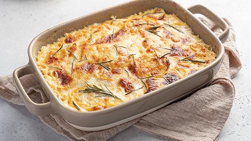 Parmigiana di patate, la ricetta filante al forno