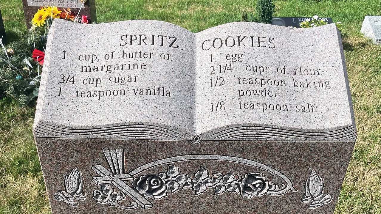 I cimiteri sono pieni di ricette incise sulle lapidi