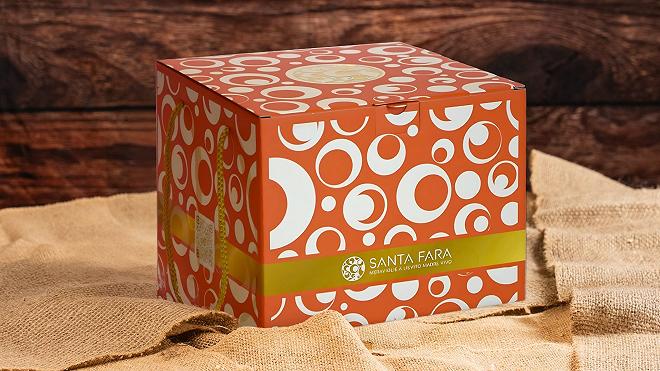 santa fara panettone 2025 scatola