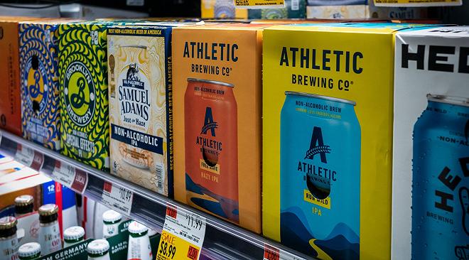 birra artigianale analcolica scaffale