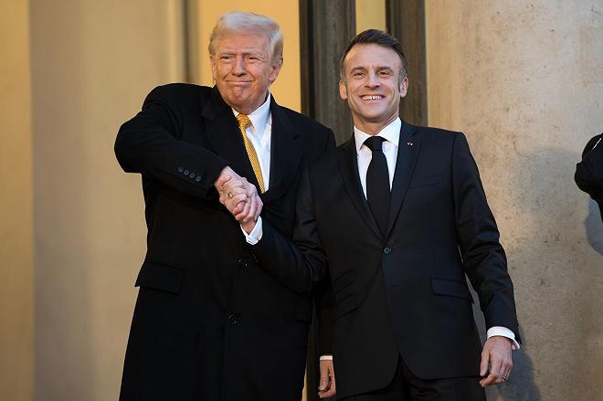 trump macron