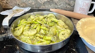 Rosolate le zucchine