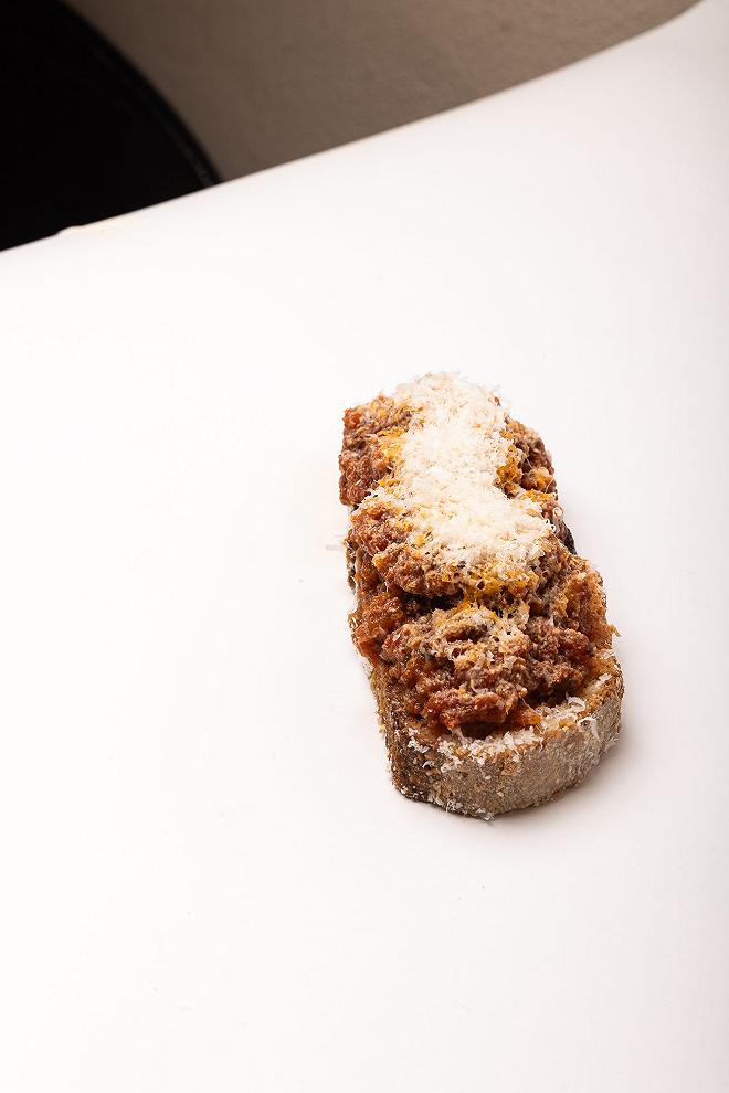 etto macelleria, bruschetta