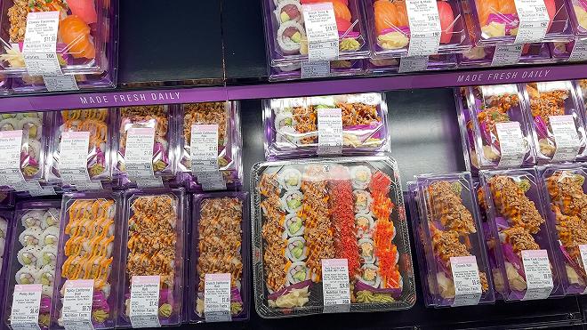 sushi supermercato
