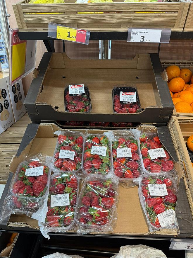 fragole spagnole e lucane prezzi