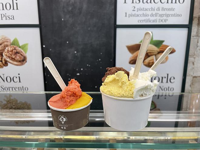 gelateria crispini, spoleto e foligno