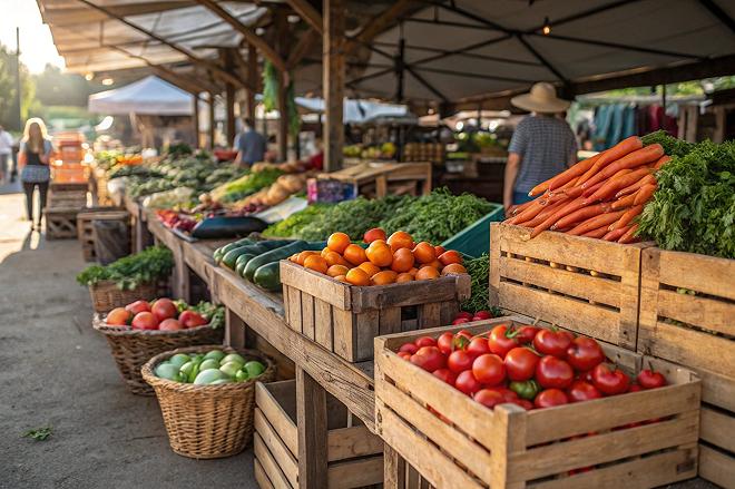 mercato frutta e verdura