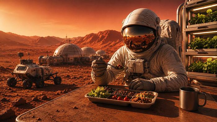 La NASA lancia una challenge per far mangiare gli astronauti per due anni su Marte