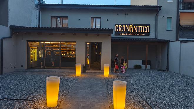 pizzeria grano antico insegna