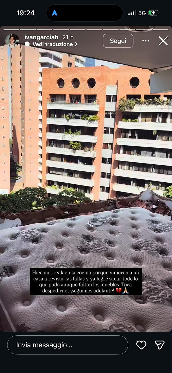storia chef venezuela terremoto